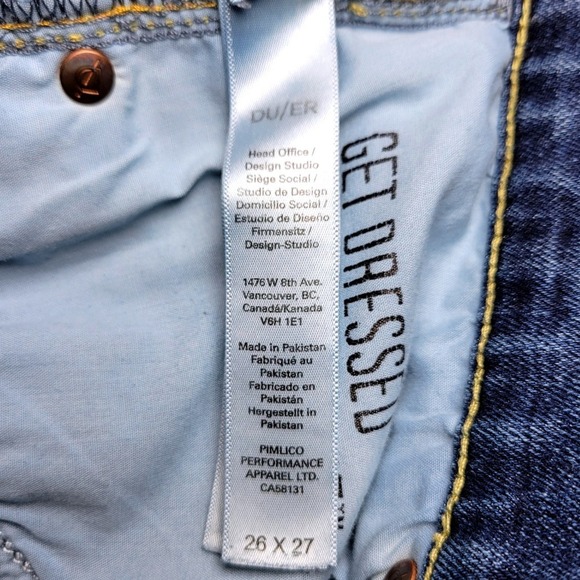 DU/ER Performance Denim Jeans Women's Size 26 High Rise Button Fly Jeans - Picture 9 of 10